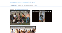 Desktop Screenshot of annaherman.com